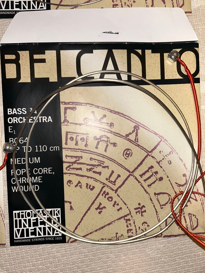 中古】BELCANTO(ベルカント) コントラバス弦 4本セット(GDAE) - メルカリ