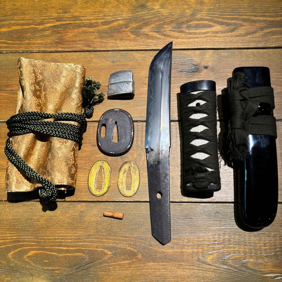 日本刀残欠クラフトナイフNo.80 久次 茎