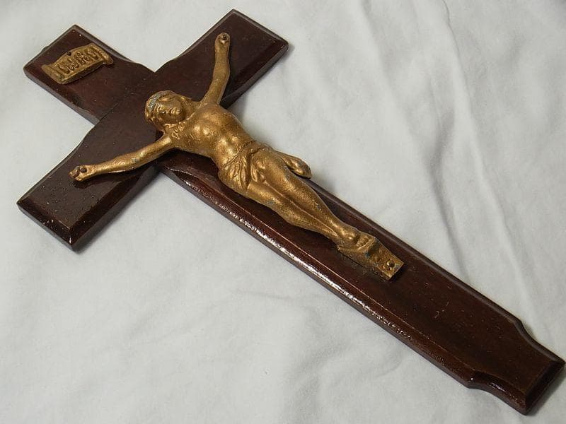 c1285【訳あり】大型・壁掛け アメリカ ヴィンテージ クロス - メルカリ