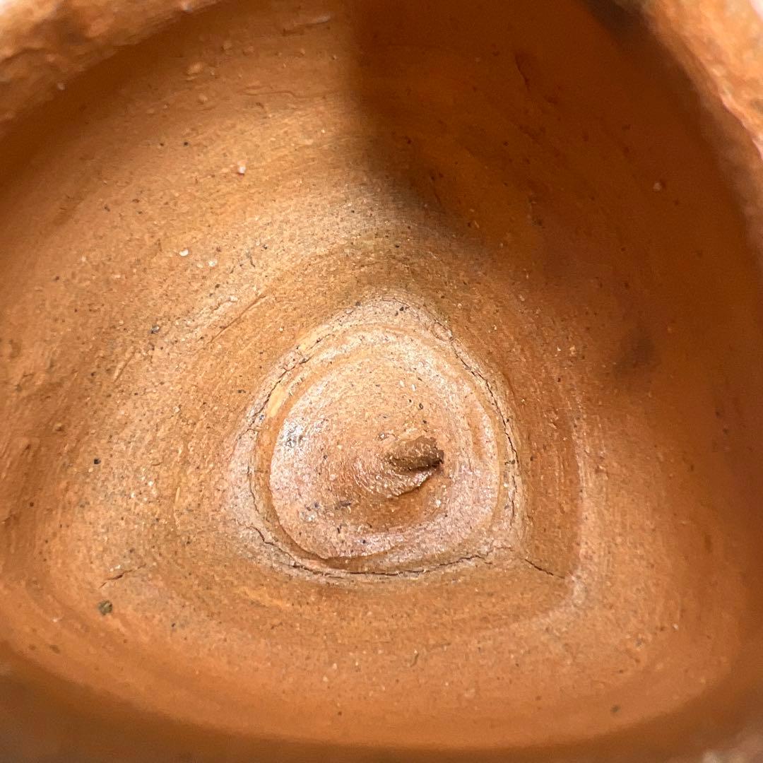 隠崎隆一 備前ぐい呑 共箱 幅約7㎝ 東Y7-0507⭐︎2F