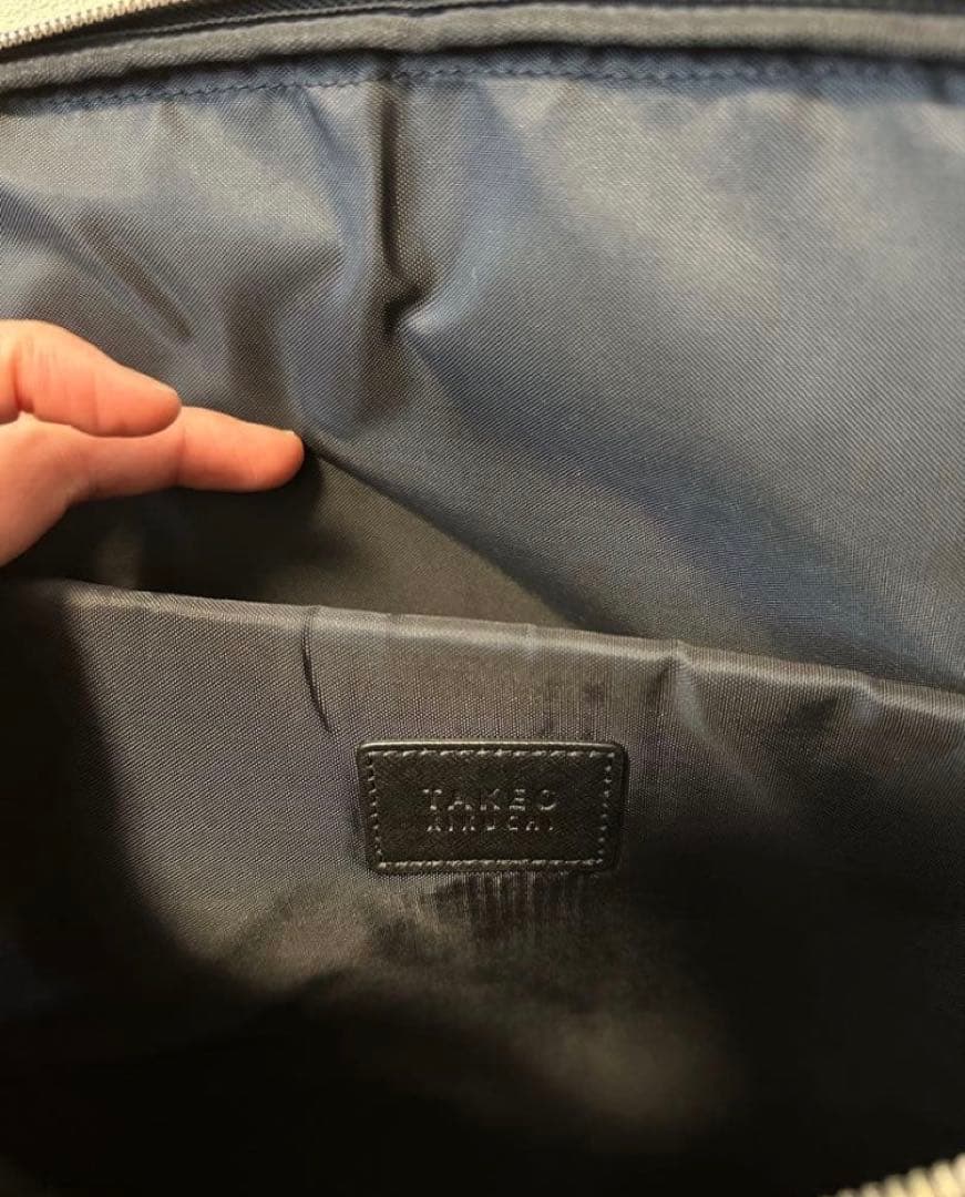 TAKEO KIKUCHI タケオキクチ ビジネスリュック ブラック美品