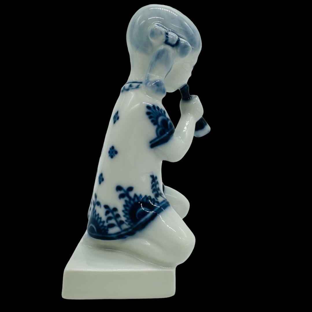 【希少】ロイヤルコペンハーゲン ブルーフルーテッド フィギュリン 笛を吹く少女