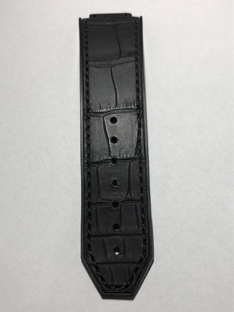 【良品】HUBLOTウブロ 純正クロコラバーストラップ ブラック ビッグバン