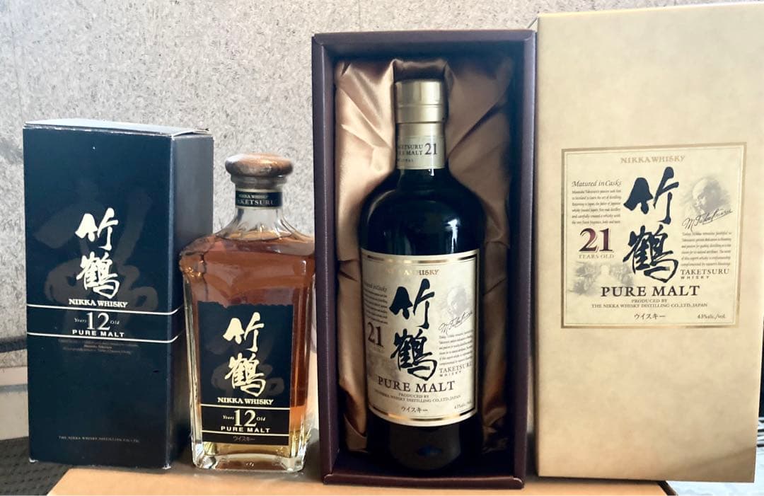 竹鶴 12年 ピュアモルト 2本セット