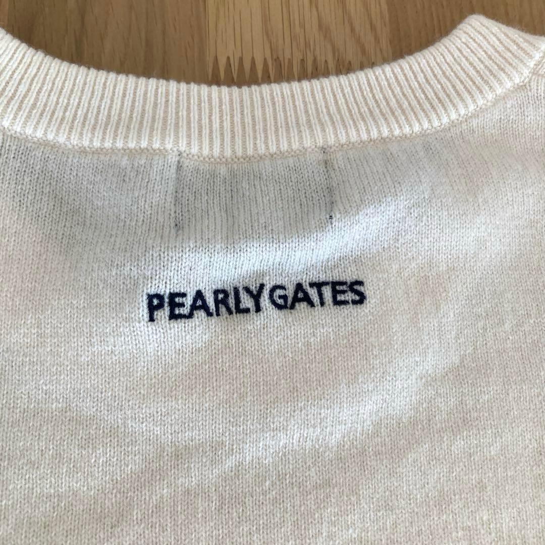 パーリーゲイツ　長袖セーター　カシミア混