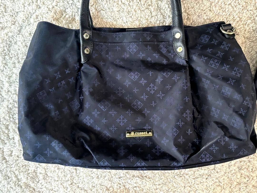 russet 親子バッグ　トートバッグ　ショルダーバッグ　2way 黒　未使用