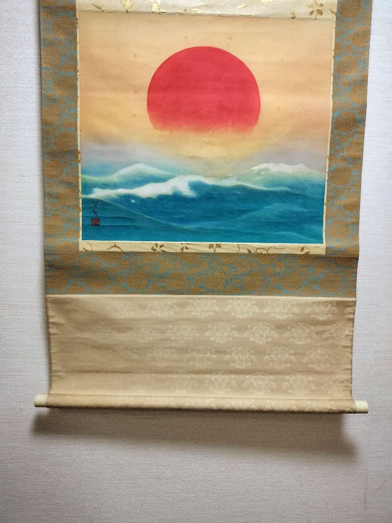 掛け軸、三輪晁勢