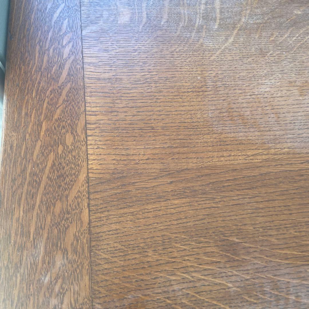 英国　アンティーク オーク　伸長式ダイニングテーブル ドローリーフテーブル