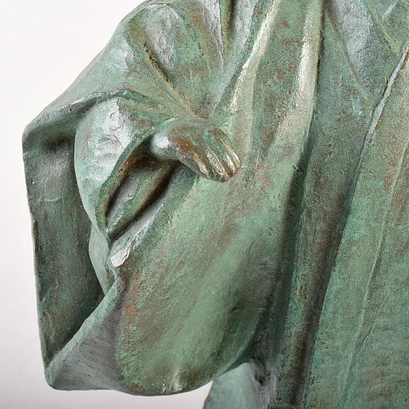 山本雲涛作 鋳銅 三井寺舞 原型 紺谷英儀 置物 共箱 M R7831 - メルカリ