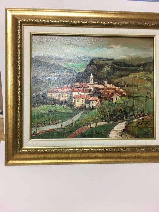 絵画 油絵 ヨーロッパ絵画フランス画家バセツテイー作品