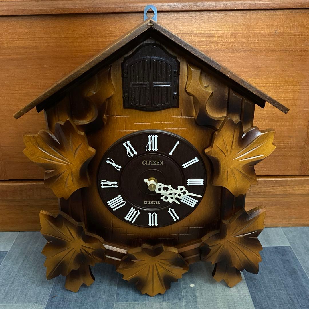 N3208 ハト時計　鳩時計　CITIZEN　クォーツ　4MJ-203-B