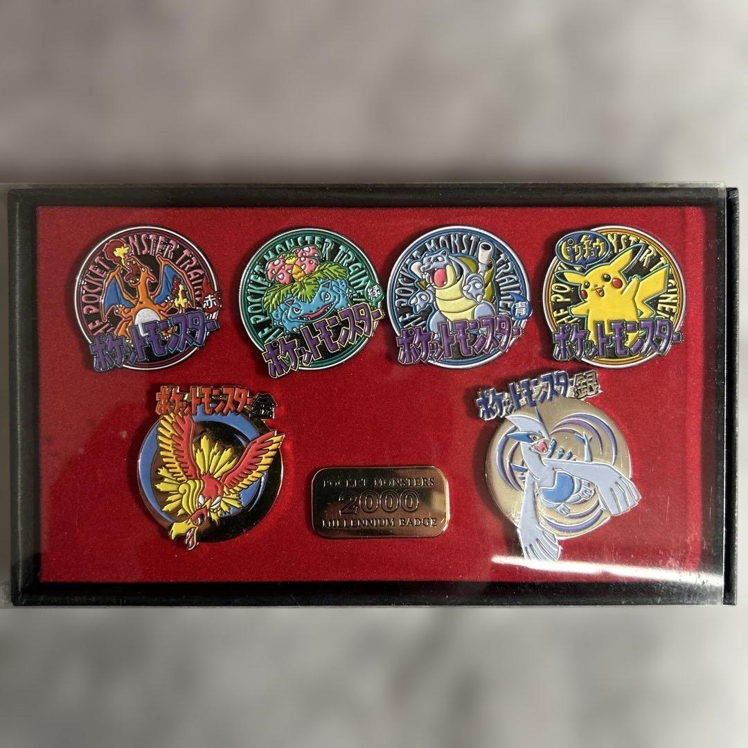 希少】ポケットモンスター ミレニアムピンバッジセット 2000年 未開封