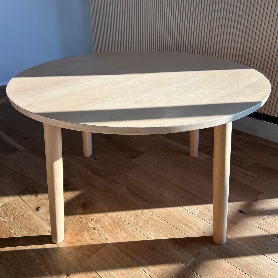 マルニ木工　HIROSHIMAラウンドテーブル120cm