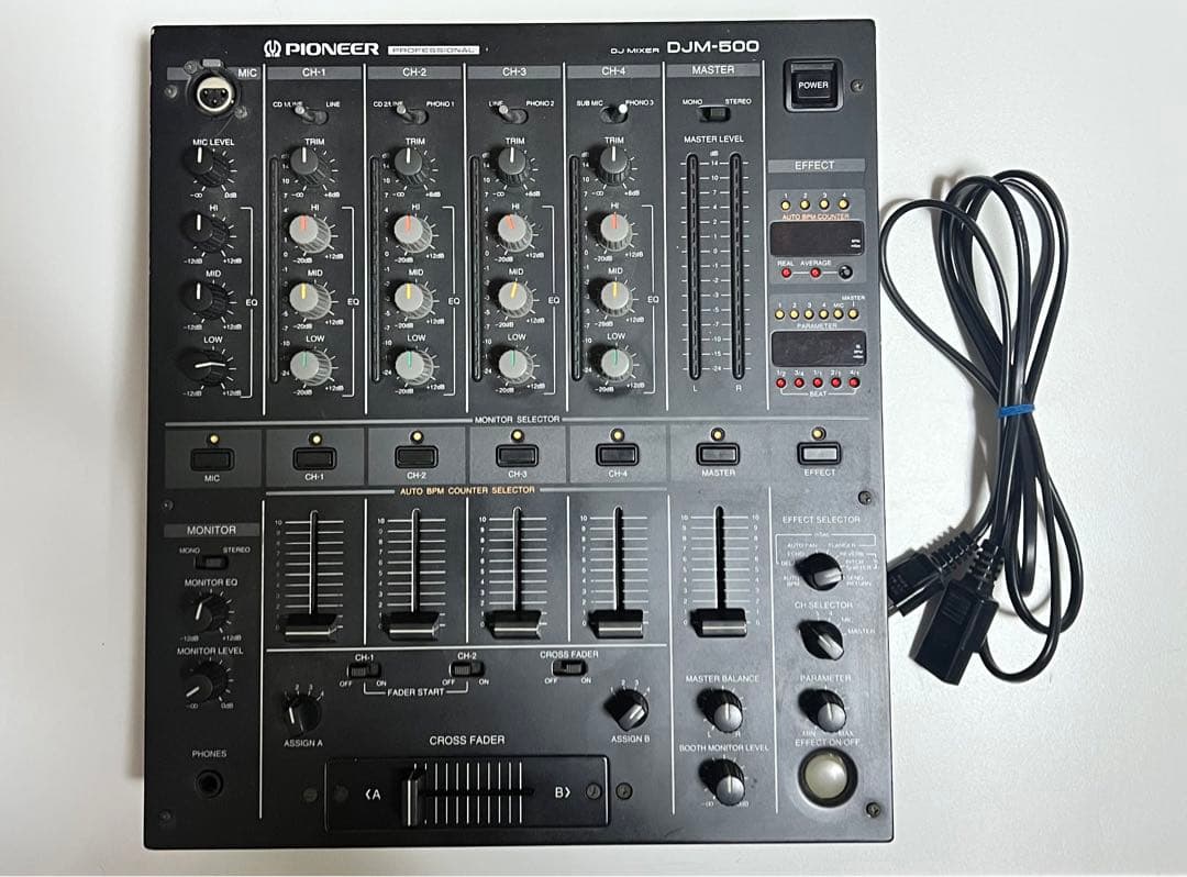 ジャンク】 PIONEER DJM-500 DJミキサー パイオニア Pioneer DJM-500