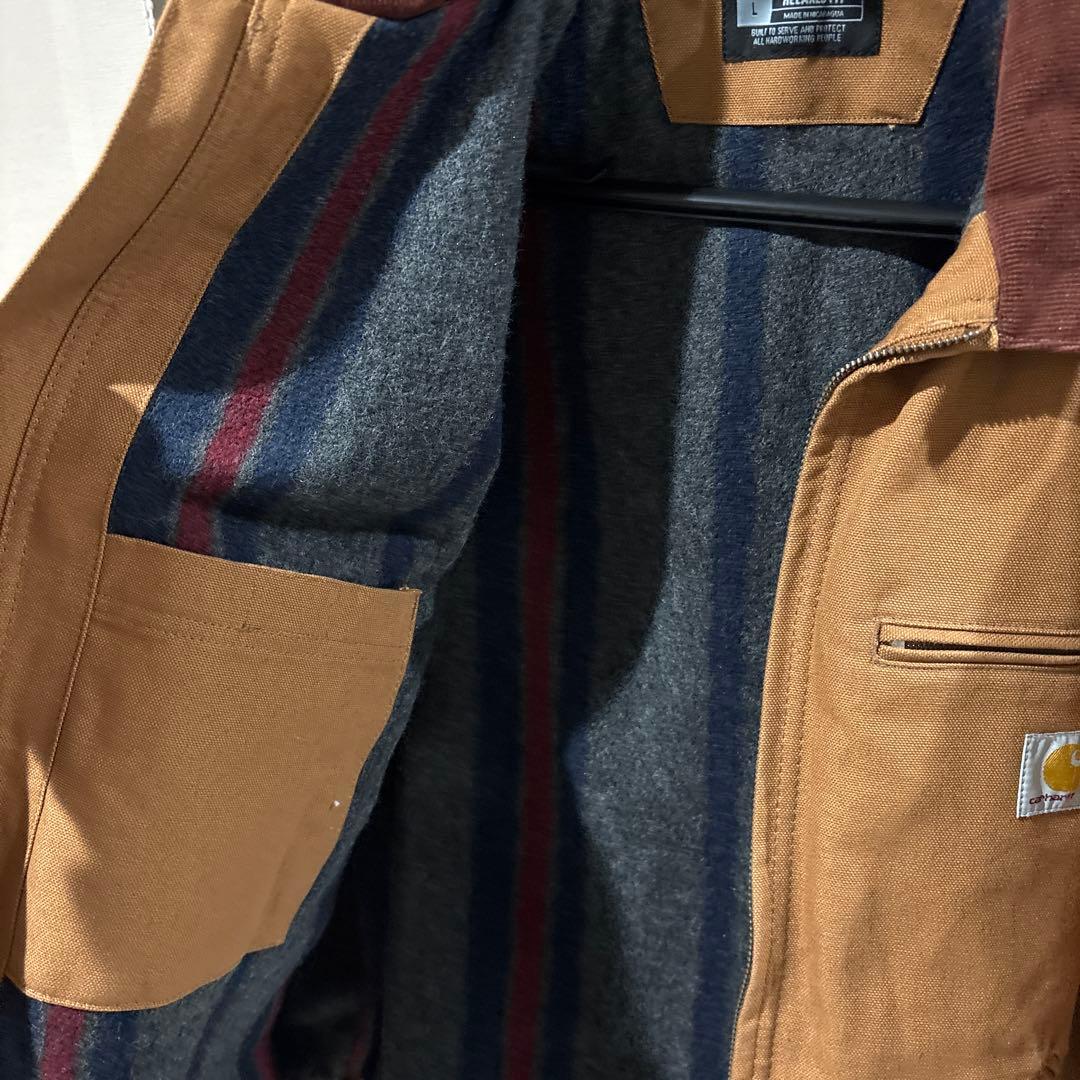 カーハート　デトロイトジャケット　DUCK Lサイズ