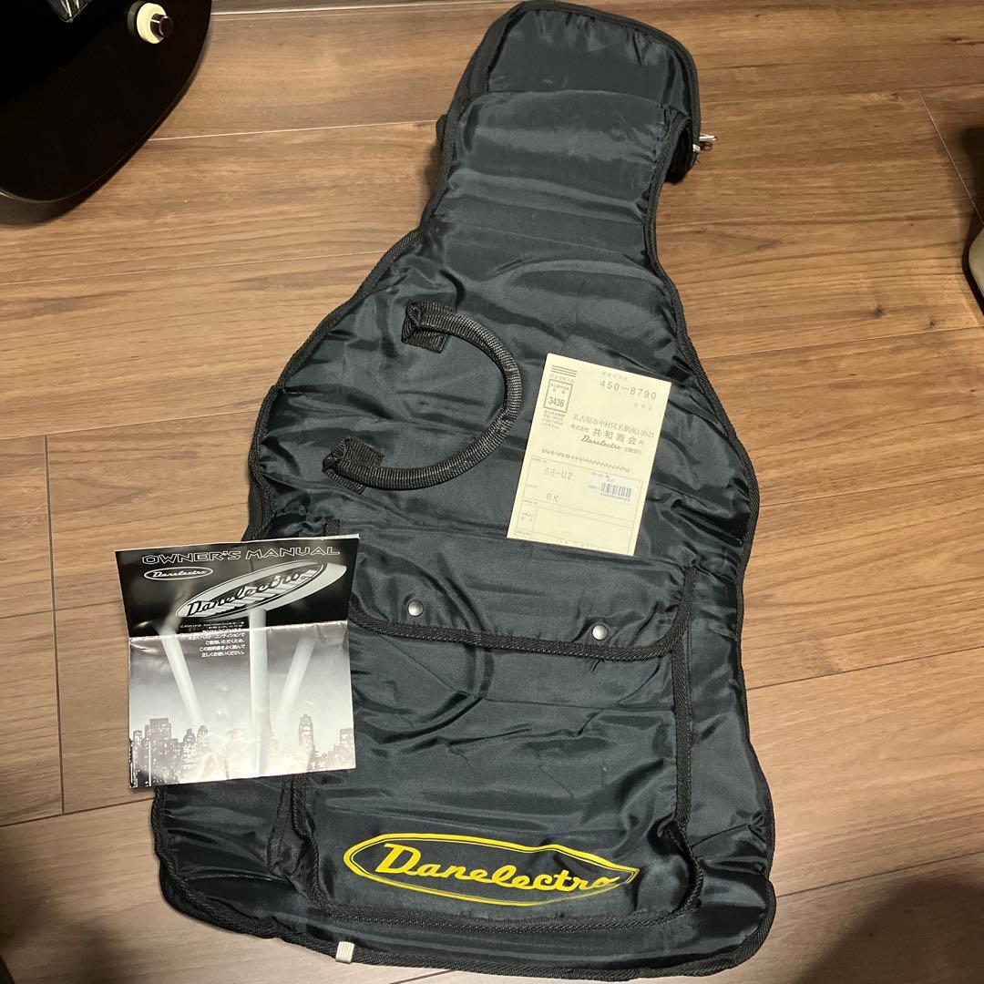 E*m様 DANELECTRO エレキギター 56-U2 ブラック シングルカッ