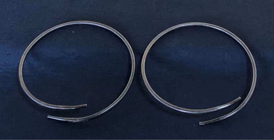 《R》釻鎖弦道具 三点揃 金工師木村清五郎作 経歴 共箱 元箱 260105か4