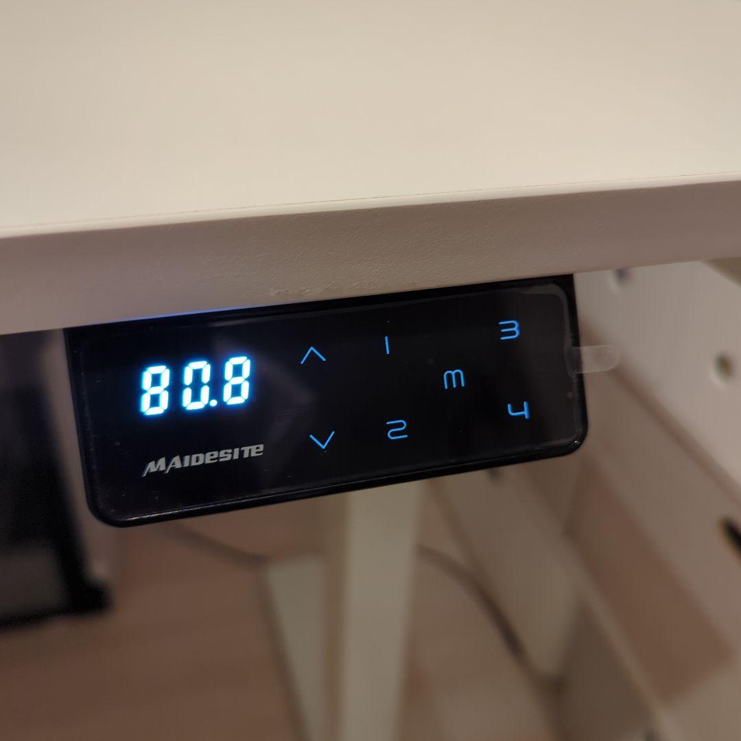 Maidesite 電動昇降 デスク ホワイト ❤︎ 120 × 60 ❤︎