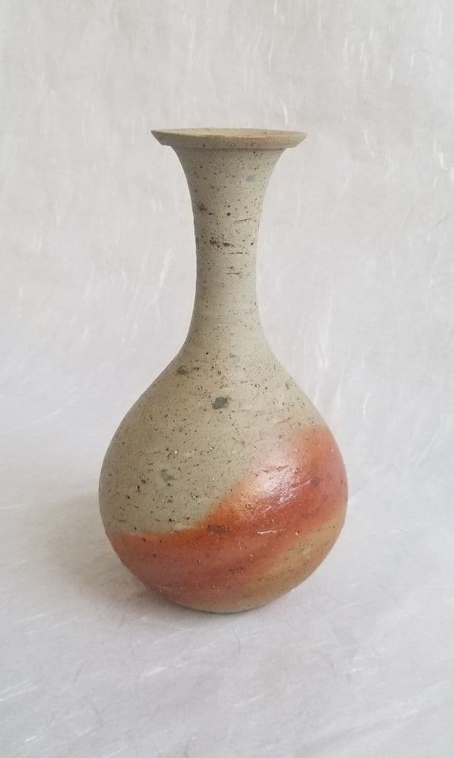 備前鶴首花入 (未使用 美品)