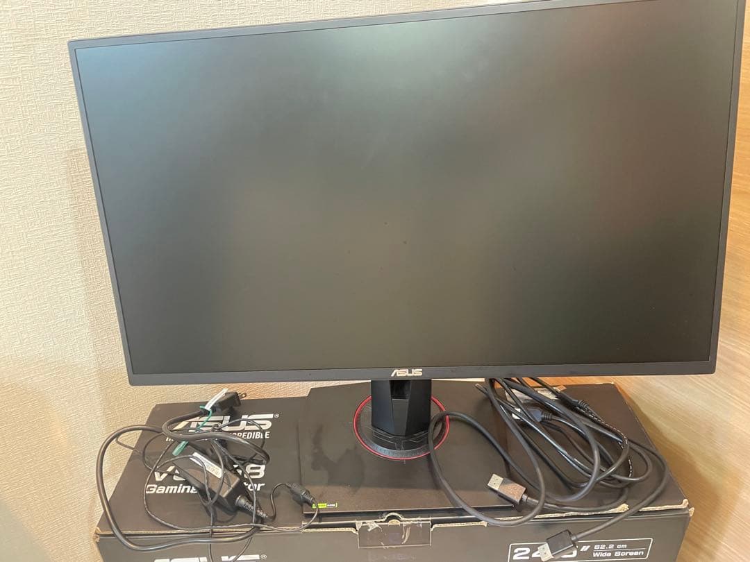 ASUS エイスース　ゲーミングモニター　VG258QR-G PC周辺機器 ASUS(エイスース) VG258QR-R 24.5型 フルHDゲーミングモニター