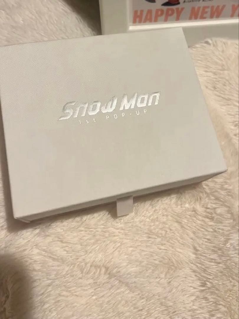  Man POPUP スノーボールネックレス ・巾着袋箱付き