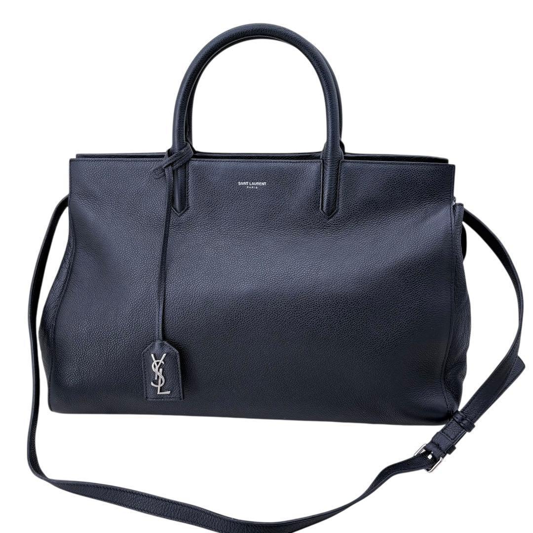 【美品】サンローラン/カバリヴゴーシュ /トートバッグ /ショルダーバッグ/ロゴ