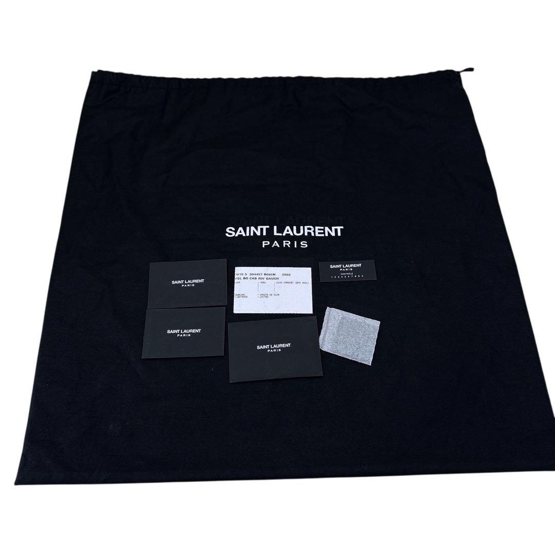 【美品】サンローラン/カバリヴゴーシュ /トートバッグ /ショルダーバッグ/ロゴ