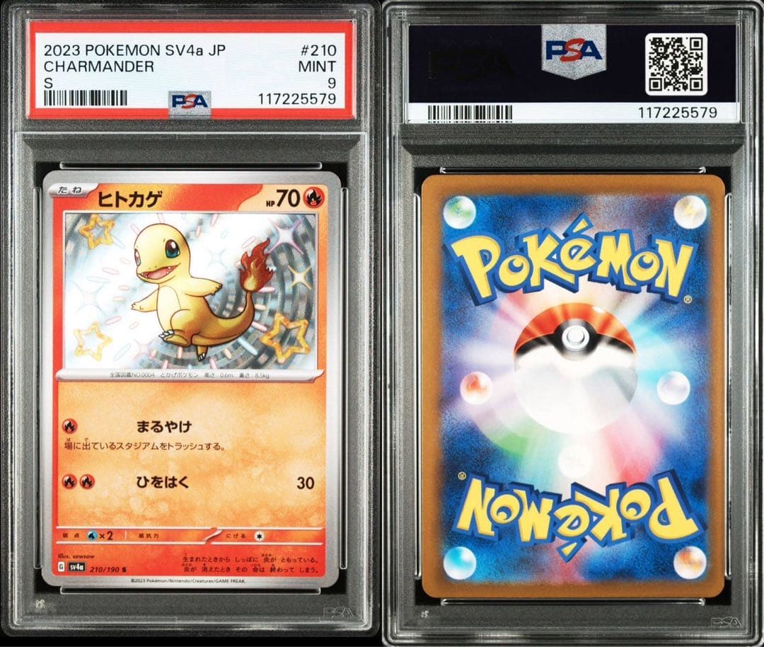 リザードンex sar リザード S PSA10 ヒトカゲ S PSA9 色違い