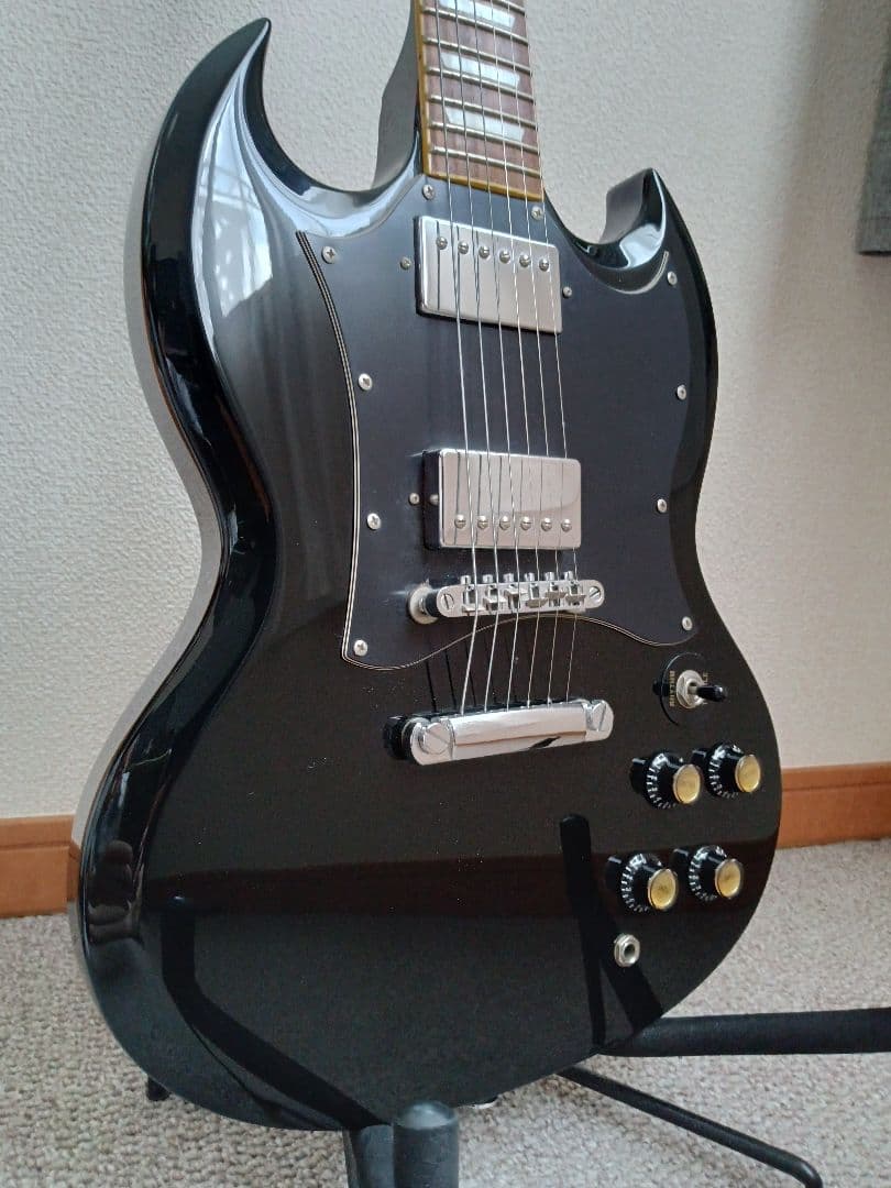Photogenic SGスタイル エレキギター ブラック