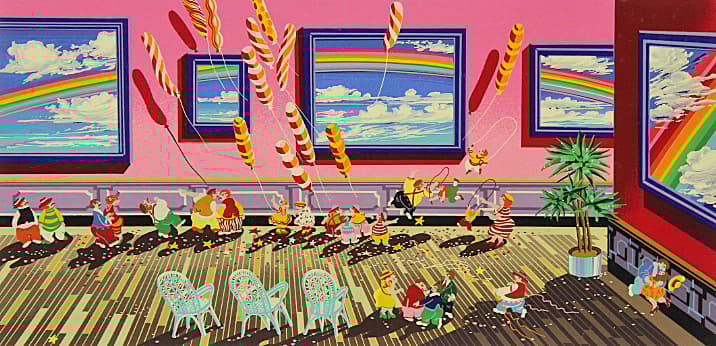 ヒロヤマガタ【エキシビジョン】 シルクスクリーン ヒロ・ヤマガタ シルクスクリーン 【ロコモーティブ】 ヒロ・ヤマガタ