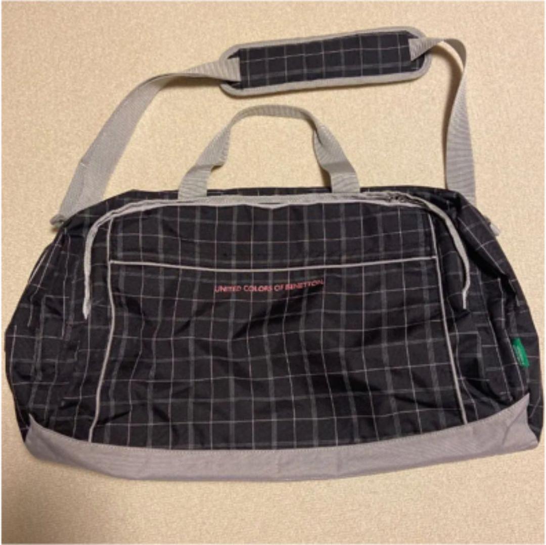 UNITED COLORS OF BENETTON ベネトン ボストンバッグ 当時物レア