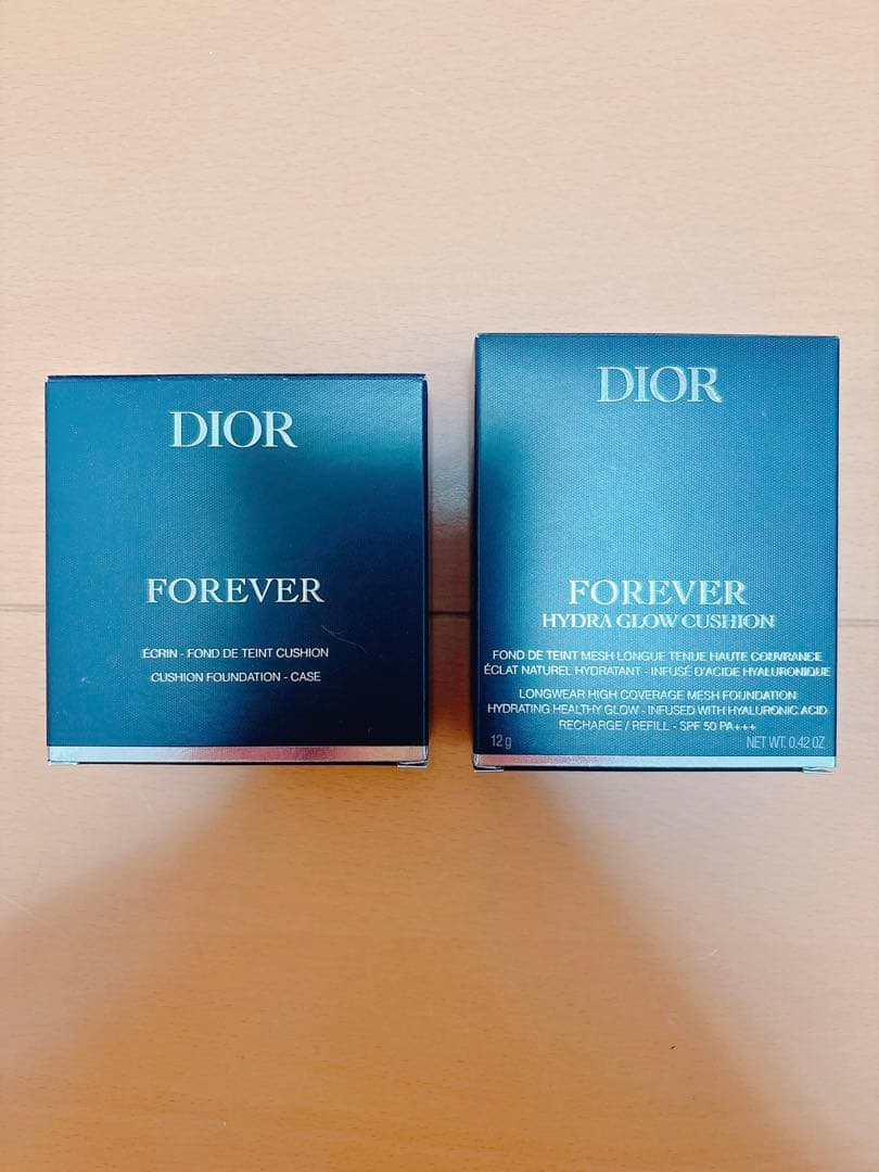 新品＊ディオールスキンフォーエヴァーイドラグロウクッション0.5N＋ケース