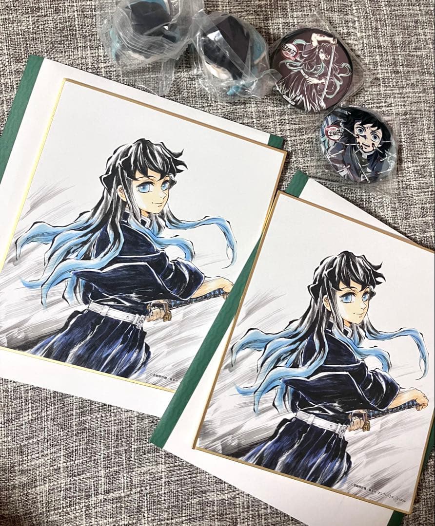 鬼滅の刃 全集中展 時透無一郎 複製色紙 壱 おねむ