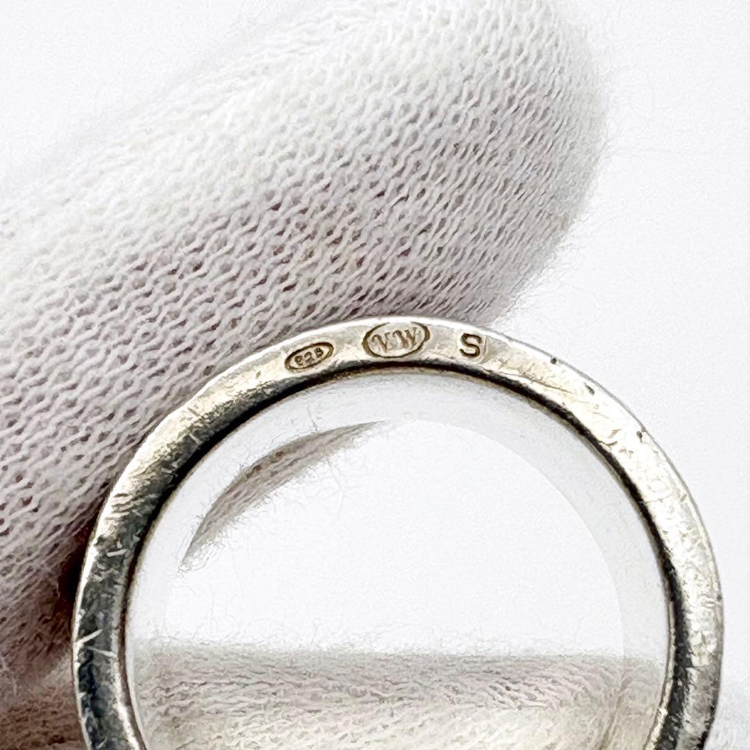 ヴィヴィアンウエストウッド キングリング レッド×シルバー S 廃盤 復刻版