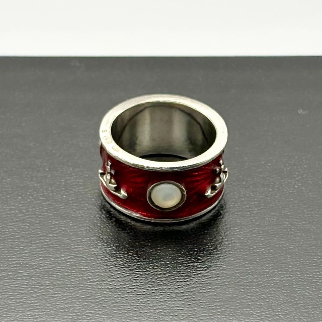 ヴィヴィアンウエストウッド キングリング レッド×シルバー S 廃盤 復刻版
