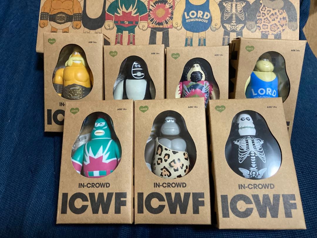 AMOS TOY ICWF IN-CROWD フィギュアセット 7体セット新品