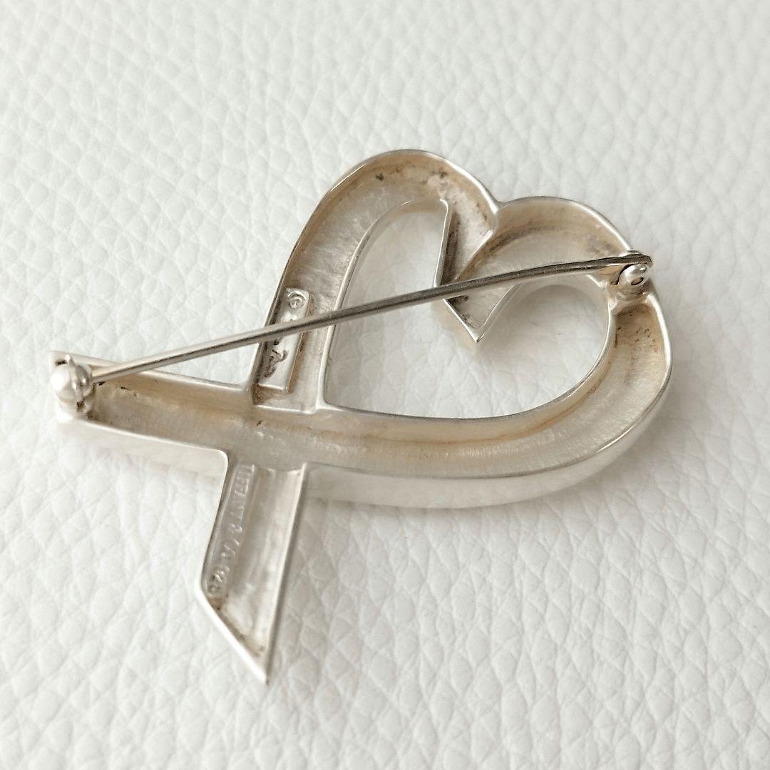 Tiffany ティファニー ラビングハート ブローチ パロマピカソ SV925