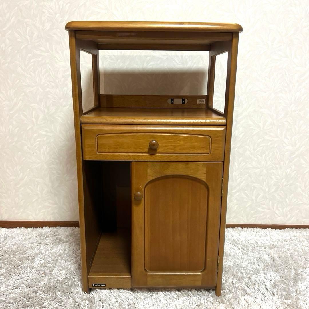 カリモク製電話花台