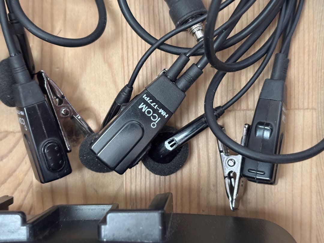 超お得☆アルインコ DJ-P221 充電器／icomイヤホン☆4台セット