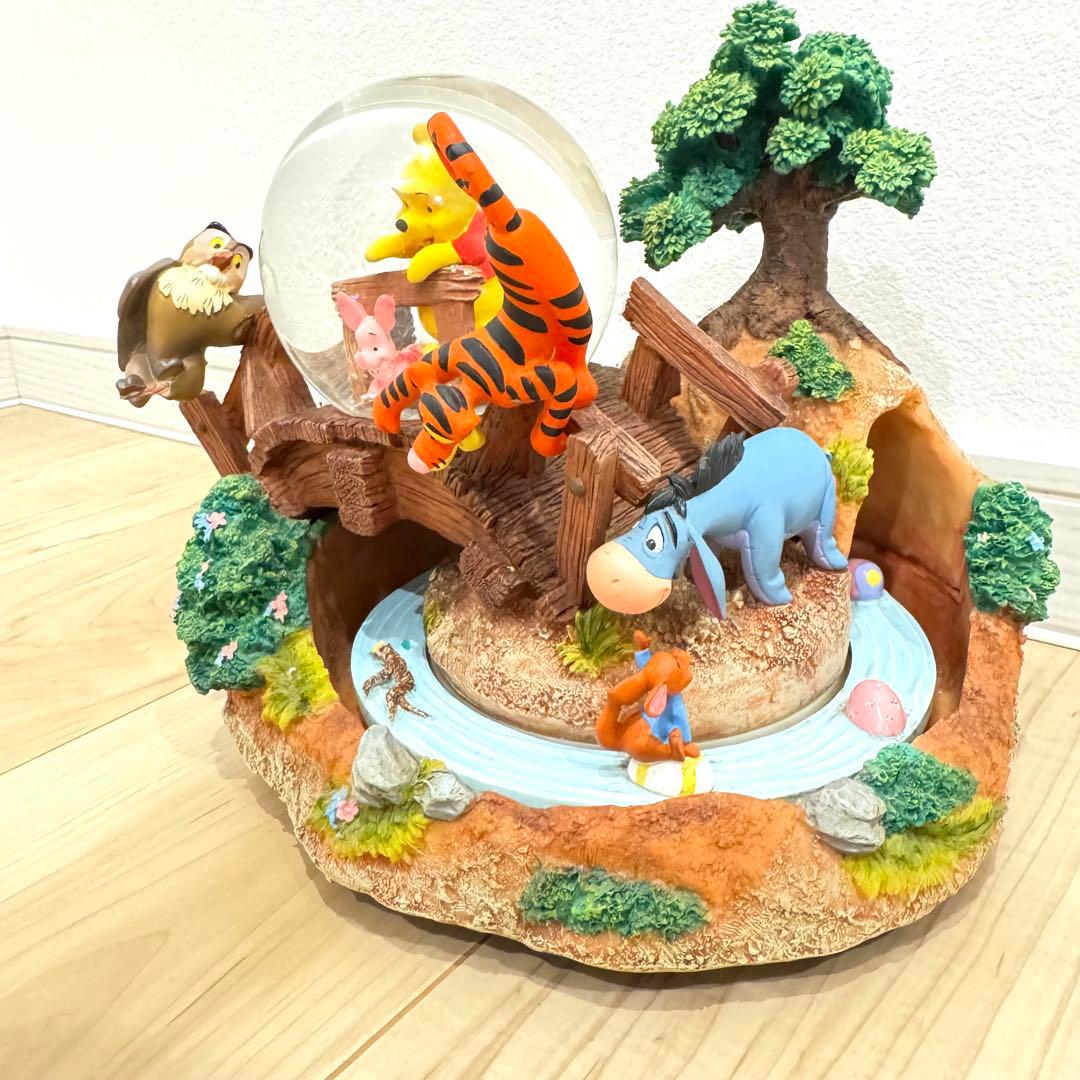 【希少】 くまのプーさん　スノードーム付きオルゴール　Disney PIXAR