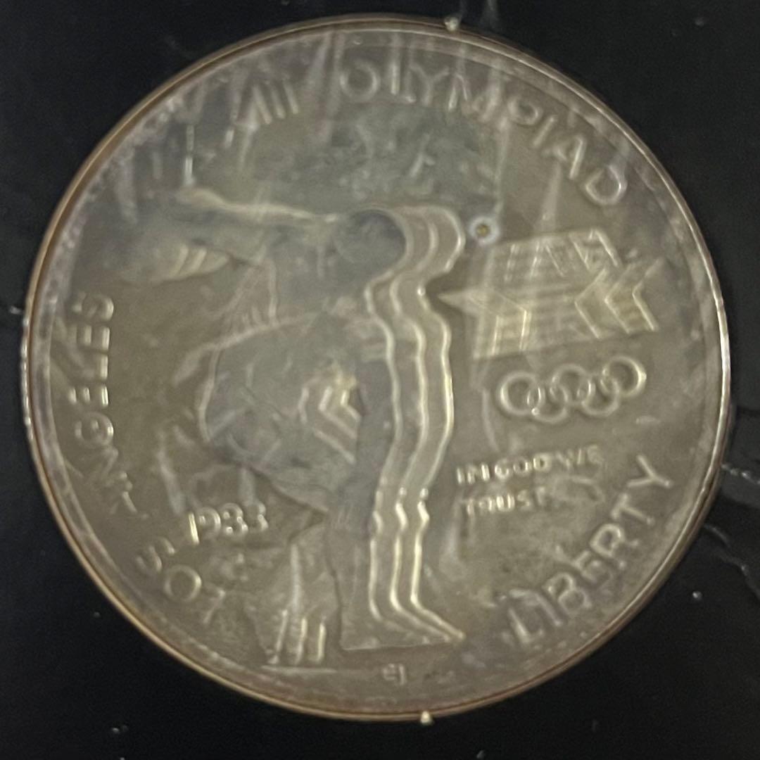 ヴィンテージ 1983 LA ロサンゼルスオリンピック 記念銀貨 メダル