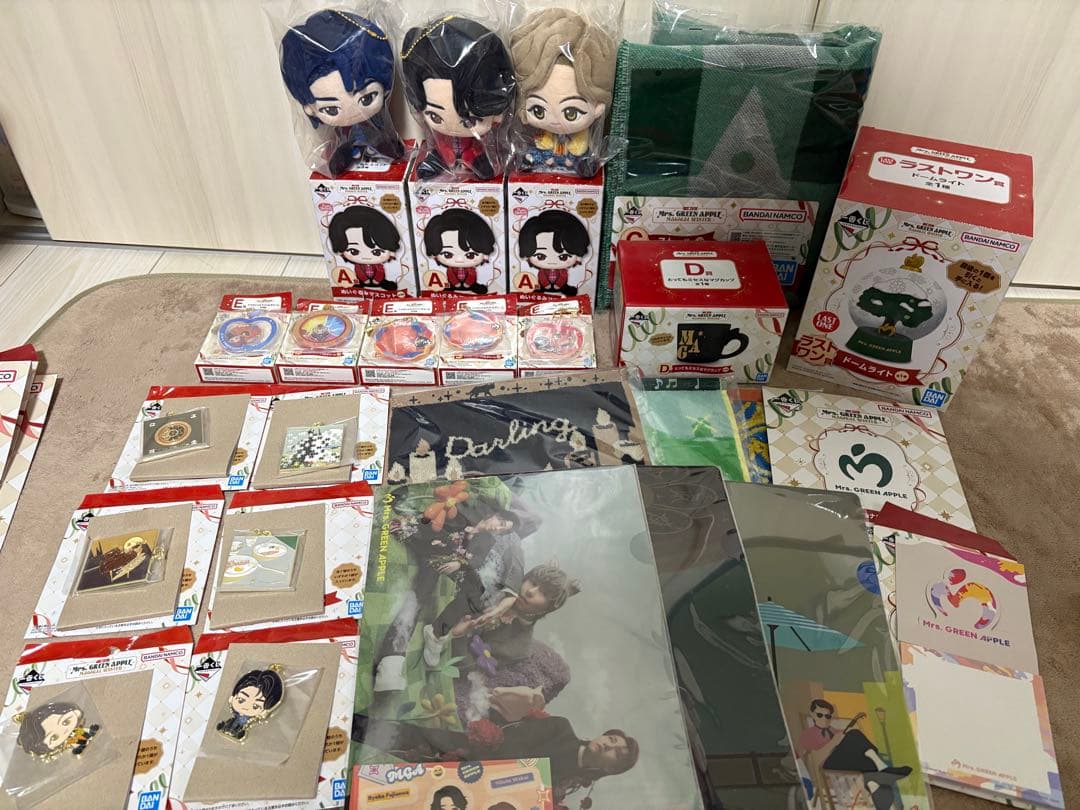 ミセス　一番くじ　ラストワン　A C D E F G H 画像・写真 | Mrs. GREEN APPLE、ローソン「一番くじ」第3弾12・16発売