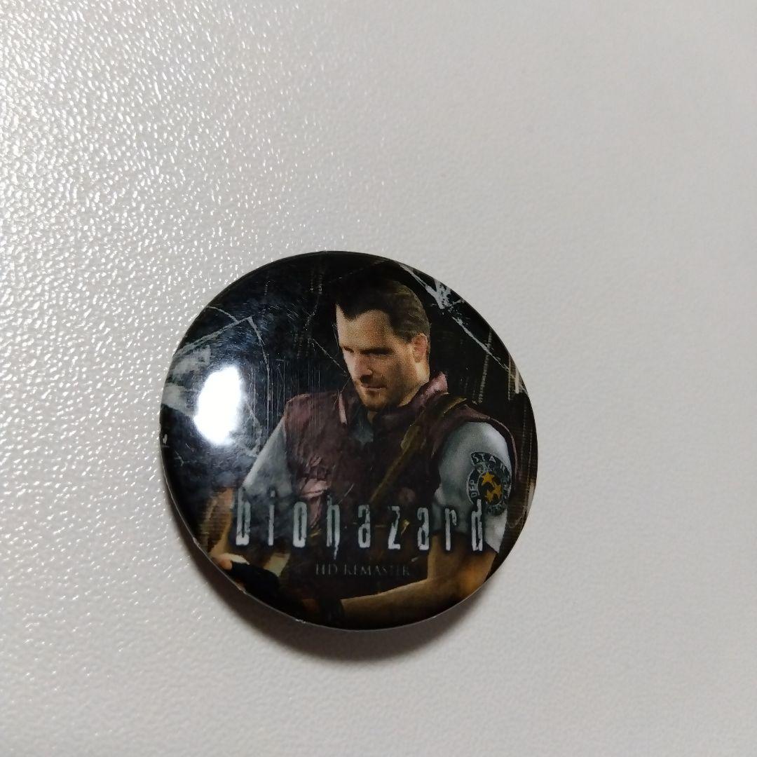 【BIOHAZARD】バリー パセラ コラボメニュー 注文 特典 缶バッジ