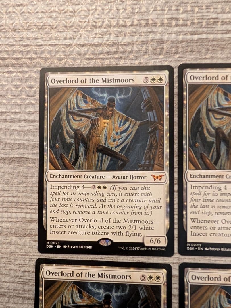 □メルカリ便□ Mtg ミストムーアの大主 英語 4枚セット ラスト在庫