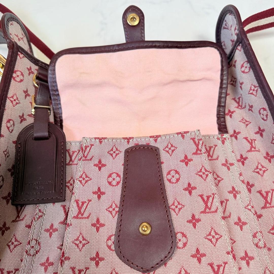 美品 ルイヴィトン モノグラムミニ ブザス マリーケイト チェリー ショルダー