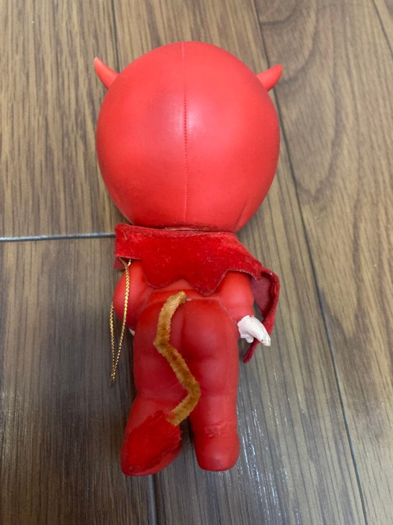 赤い悪魔の人形　kamar社　デビル　ソフビ　1970年代　ヴィンテージ