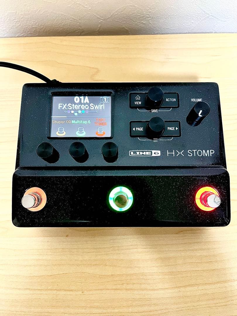 ギター Line6 HX Stomp Line 6 HX Stomp Guitar Multi-effects Floor Processor - Black