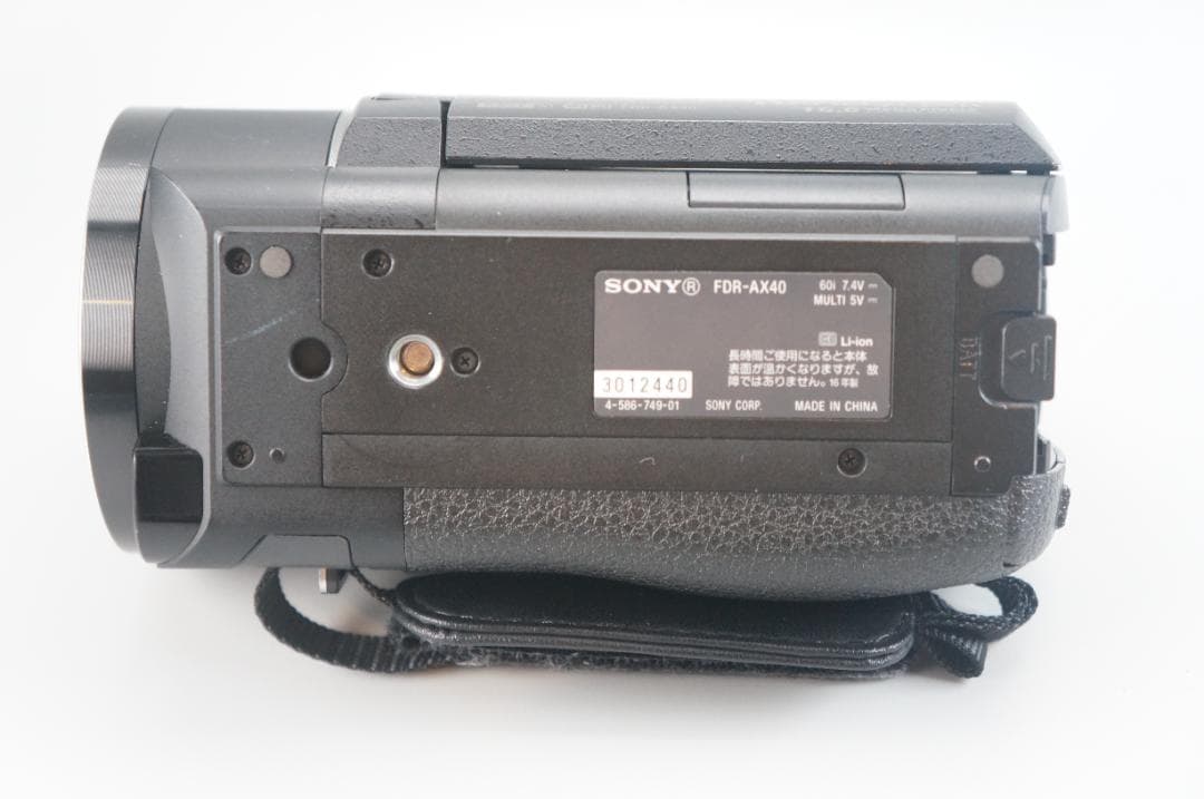 美品 動作確認済み SONY FDR-AX40 ボディ ブラック