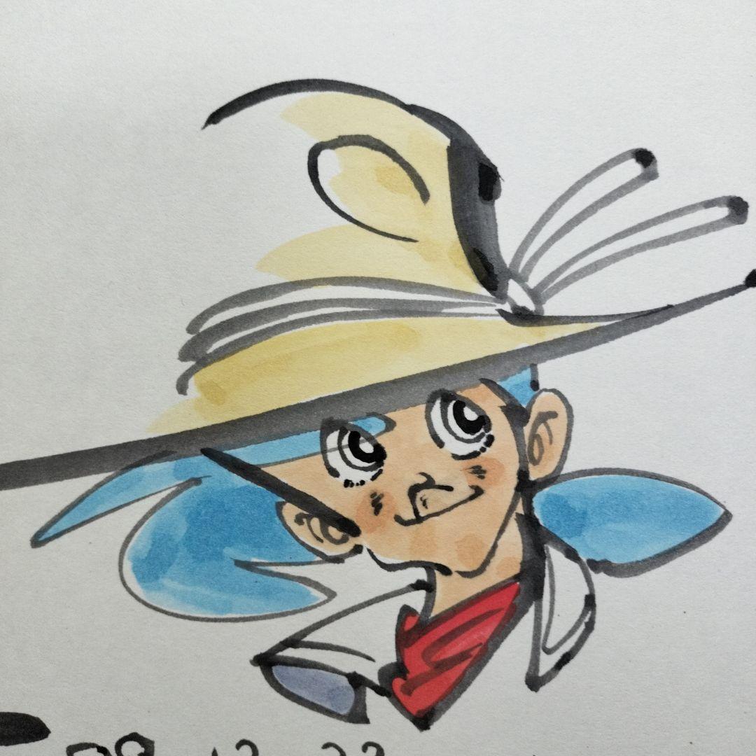 貴重品」釣りキチ三平水彩画 サイン落款日付あり ※矢口高雄 - メルカリ