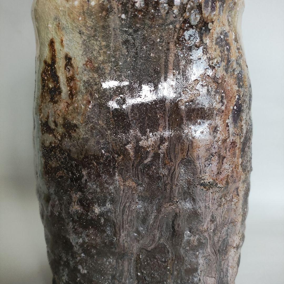 坂本俊人　伊賀旅枕花入　伊賀焼　信楽焼